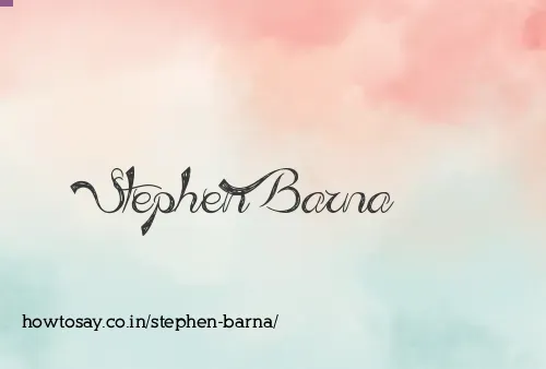 Stephen Barna