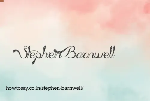 Stephen Barnwell