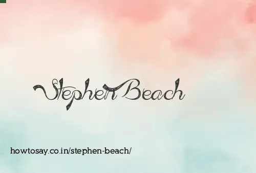 Stephen Beach