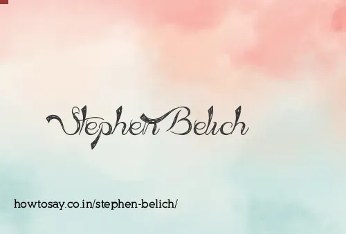 Stephen Belich
