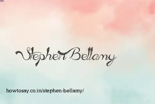 Stephen Bellamy