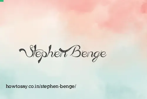 Stephen Benge