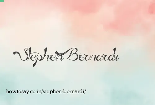 Stephen Bernardi