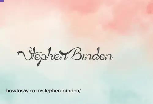 Stephen Bindon