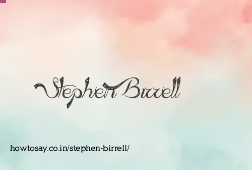 Stephen Birrell