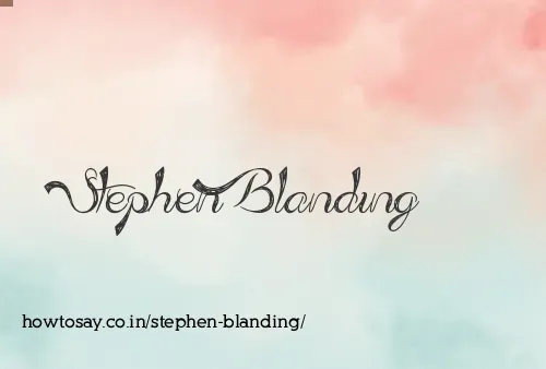 Stephen Blanding