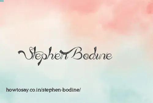 Stephen Bodine