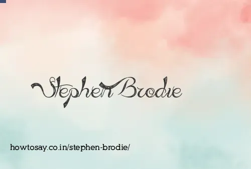 Stephen Brodie