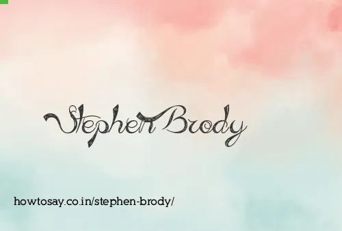 Stephen Brody