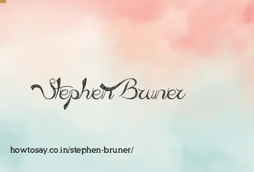 Stephen Bruner