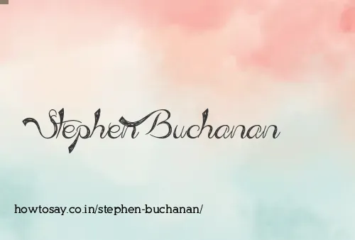 Stephen Buchanan