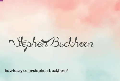 Stephen Buckhorn