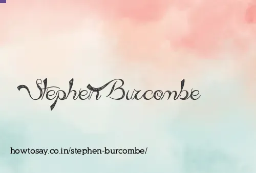 Stephen Burcombe