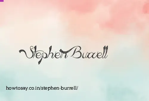 Stephen Burrell