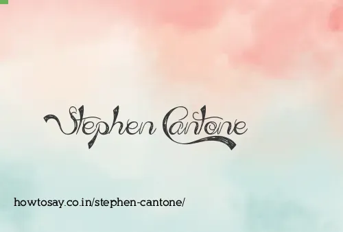 Stephen Cantone