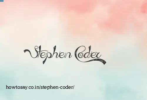 Stephen Coder