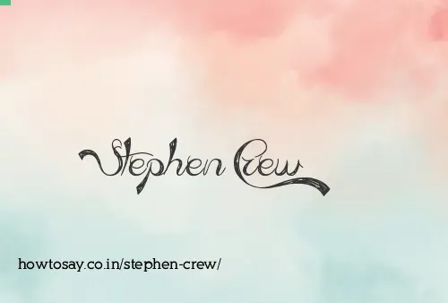 Stephen Crew
