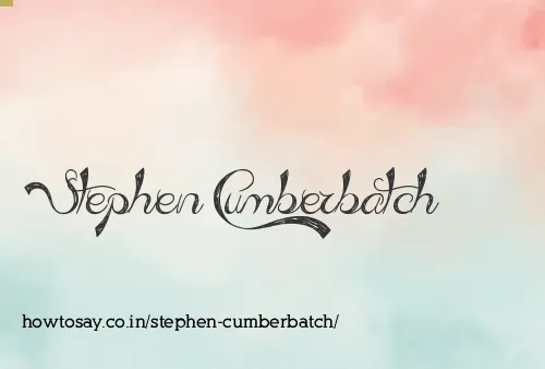 Stephen Cumberbatch