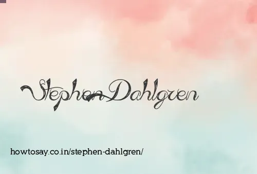 Stephen Dahlgren