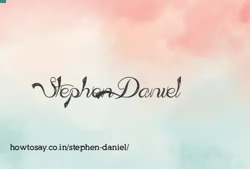 Stephen Daniel