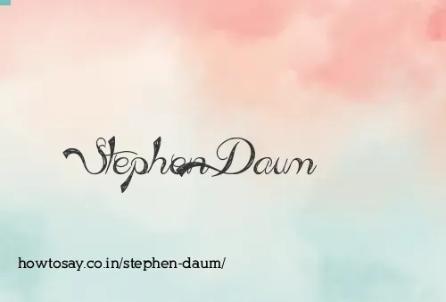 Stephen Daum