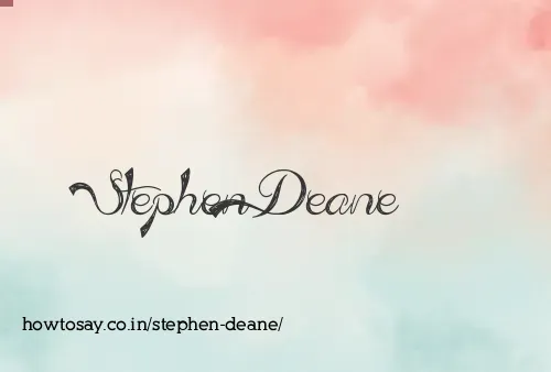 Stephen Deane