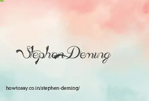 Stephen Deming