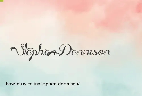 Stephen Dennison