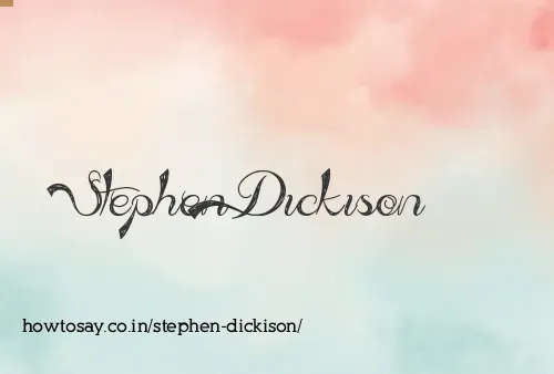Stephen Dickison