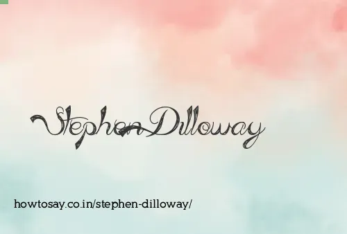 Stephen Dilloway