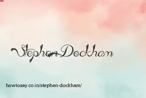 Stephen Dockham