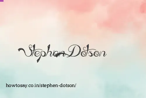 Stephen Dotson