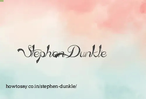 Stephen Dunkle