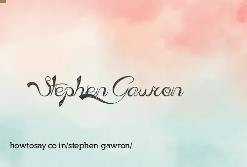 Stephen Gawron