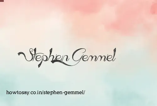 Stephen Gemmel