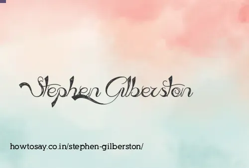 Stephen Gilberston