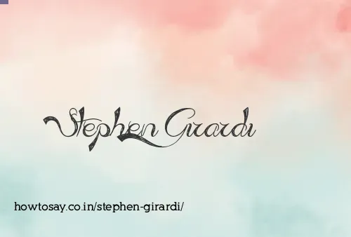Stephen Girardi