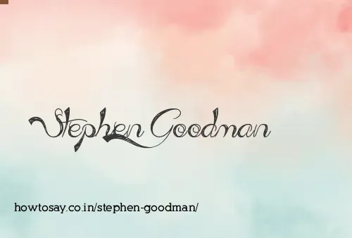 Stephen Goodman