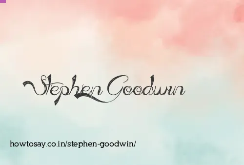Stephen Goodwin