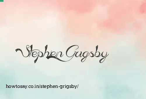 Stephen Grigsby