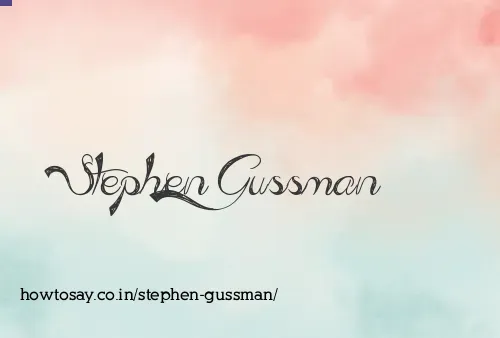 Stephen Gussman