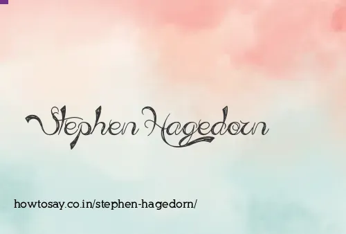 Stephen Hagedorn