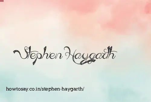 Stephen Haygarth