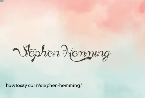 Stephen Hemming