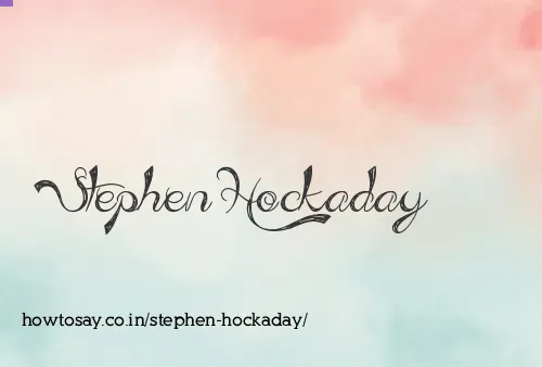 Stephen Hockaday