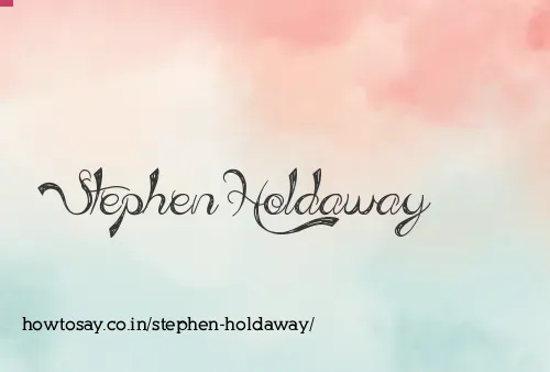 Stephen Holdaway