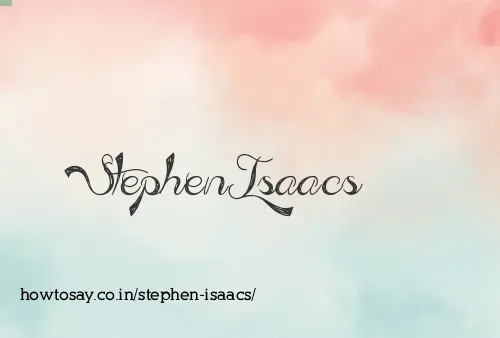 Stephen Isaacs