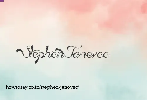 Stephen Janovec