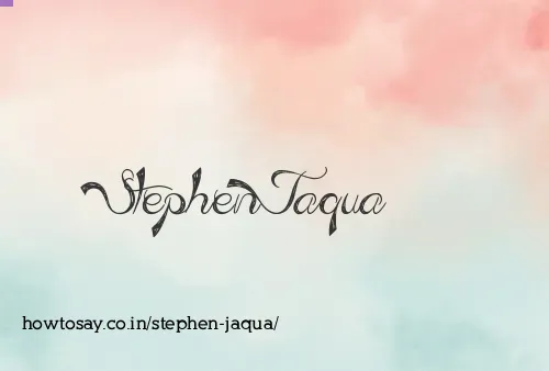 Stephen Jaqua