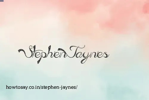 Stephen Jaynes
